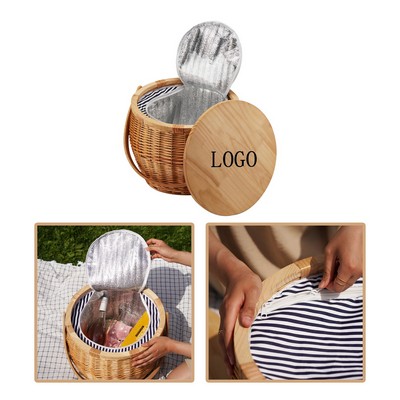 Classic Cask Willow Picnic Basket