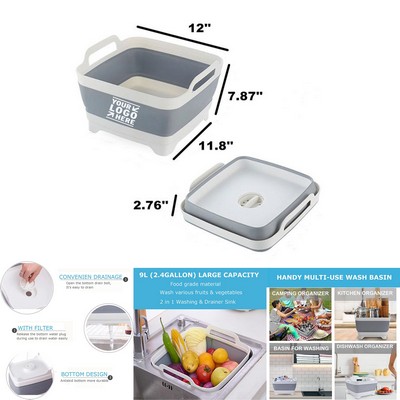 Collapsible Silicone Food Washing Basket
